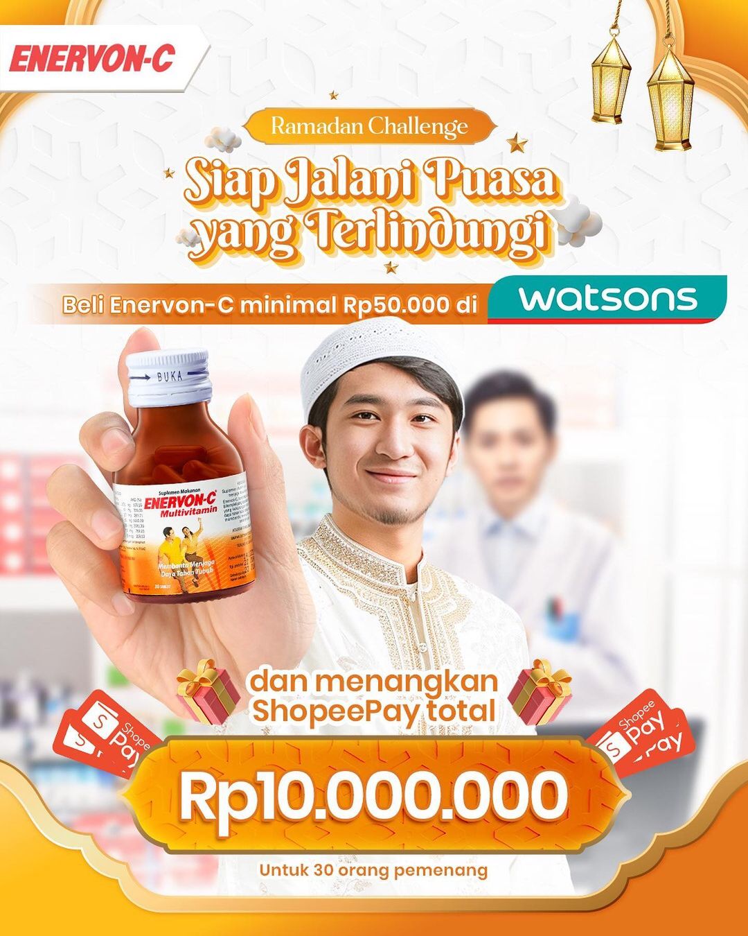 Kuis Ramadan Challenge Enervon-C Berhadiah Total 10 Juta