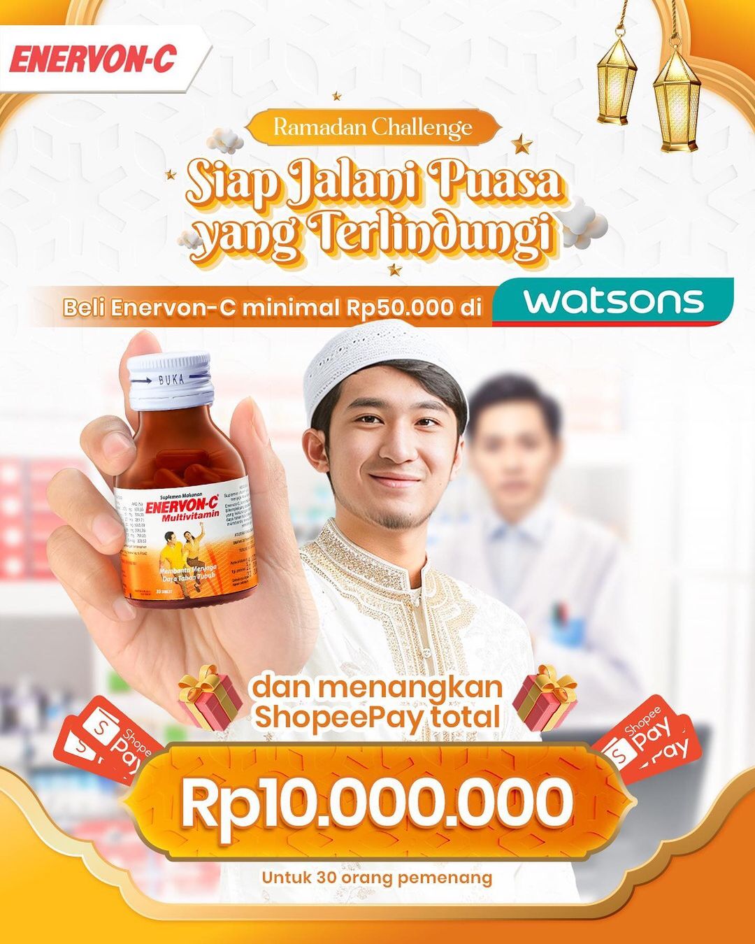 Kuis Ramadan Challenge Enervon-C Berhadiah Total 10 Juta