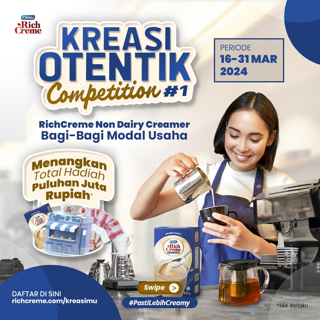 Lomba Kreasi Kopi & Teh Otentik Berhadiah Total Puluhan Juta