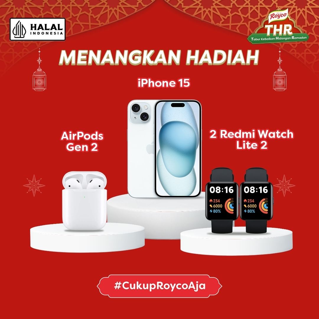 Pakai Filter Ayam Goreng Royco Berhadiah iPhone 15 Gratis!