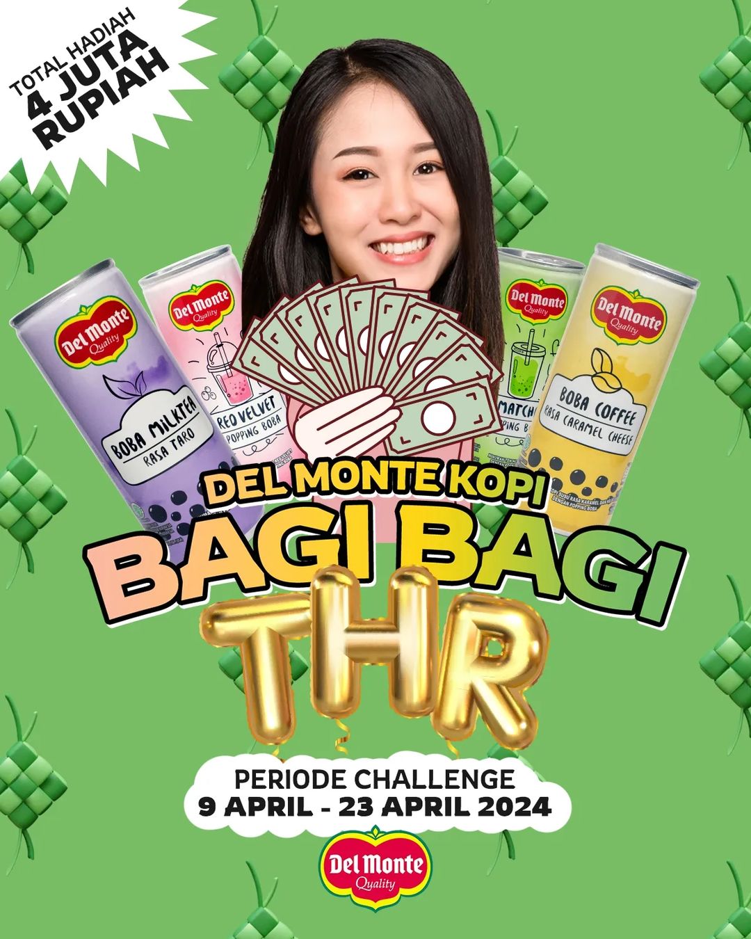 Del Monte Kopi Bagi-Bagi THR Total 4 Juta Rupiah