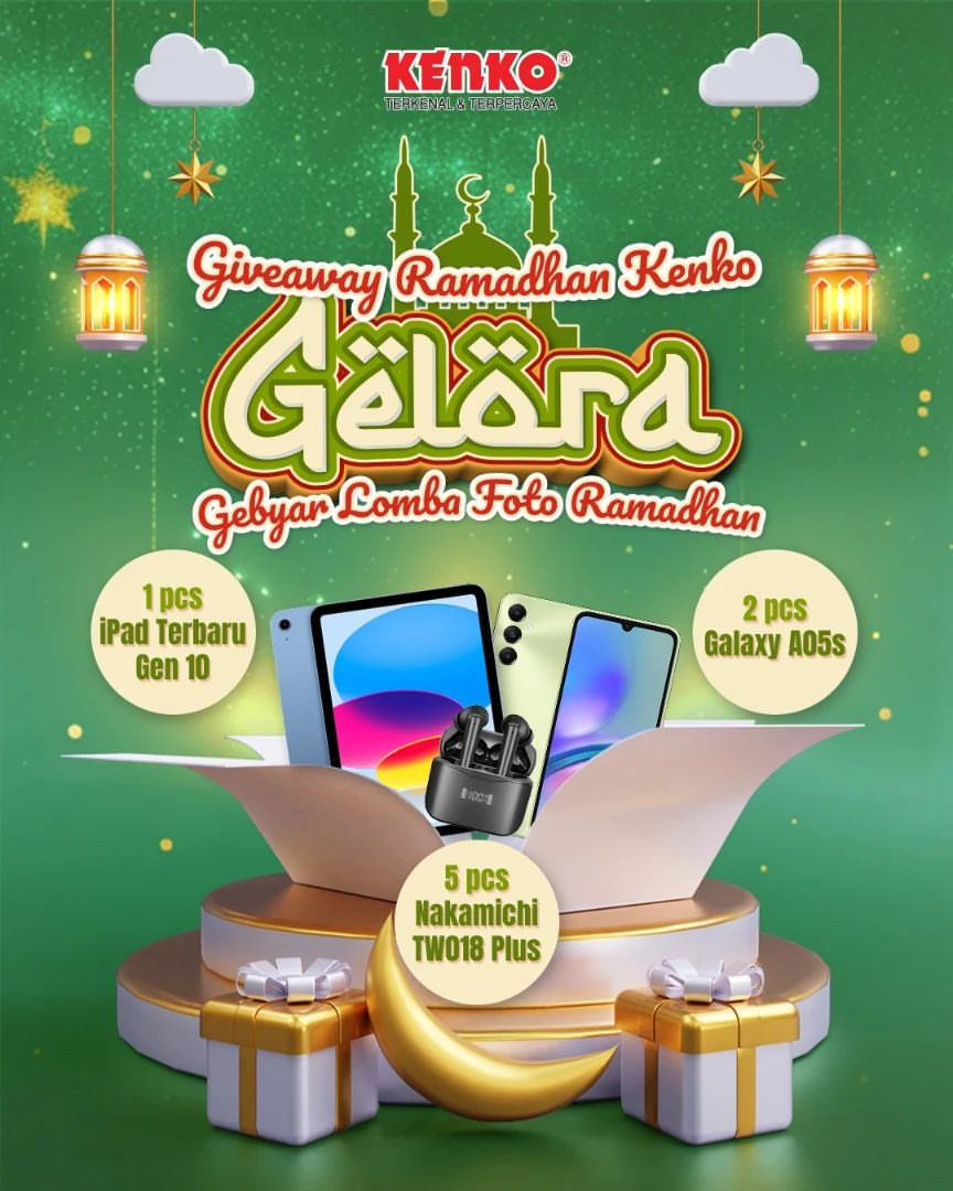 Gebyar Lomba Foto Ramadhan Kenko Berhadiah iPad Gen 10