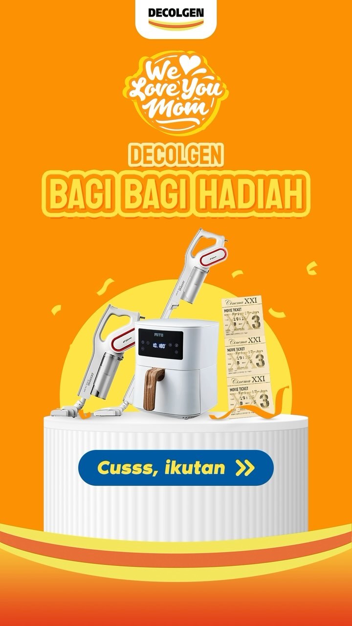 Lomba Foto IG Story Decolgen Berhadiah Vacuum, Air Fryer, dll