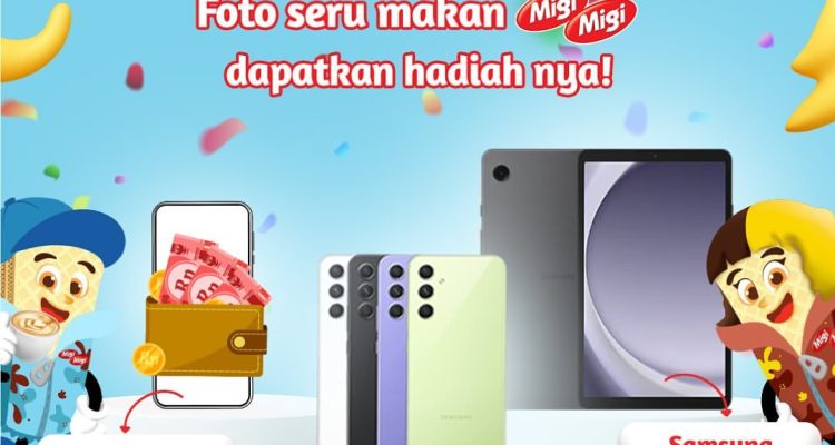 Lomba Foto Migi Bite Berhadiah Samsung A54 5G & Tablet