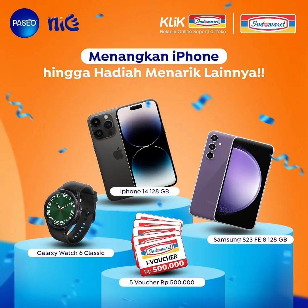 Lomba Foto Paseo & Nice Berhadiah iPhone 14 128Gb