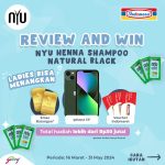 Lomba Review NYU Henna Shampoo Berhadiah iPhone 13