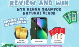 Lomba Review NYU Henna Shampoo Berhadiah iPhone 13