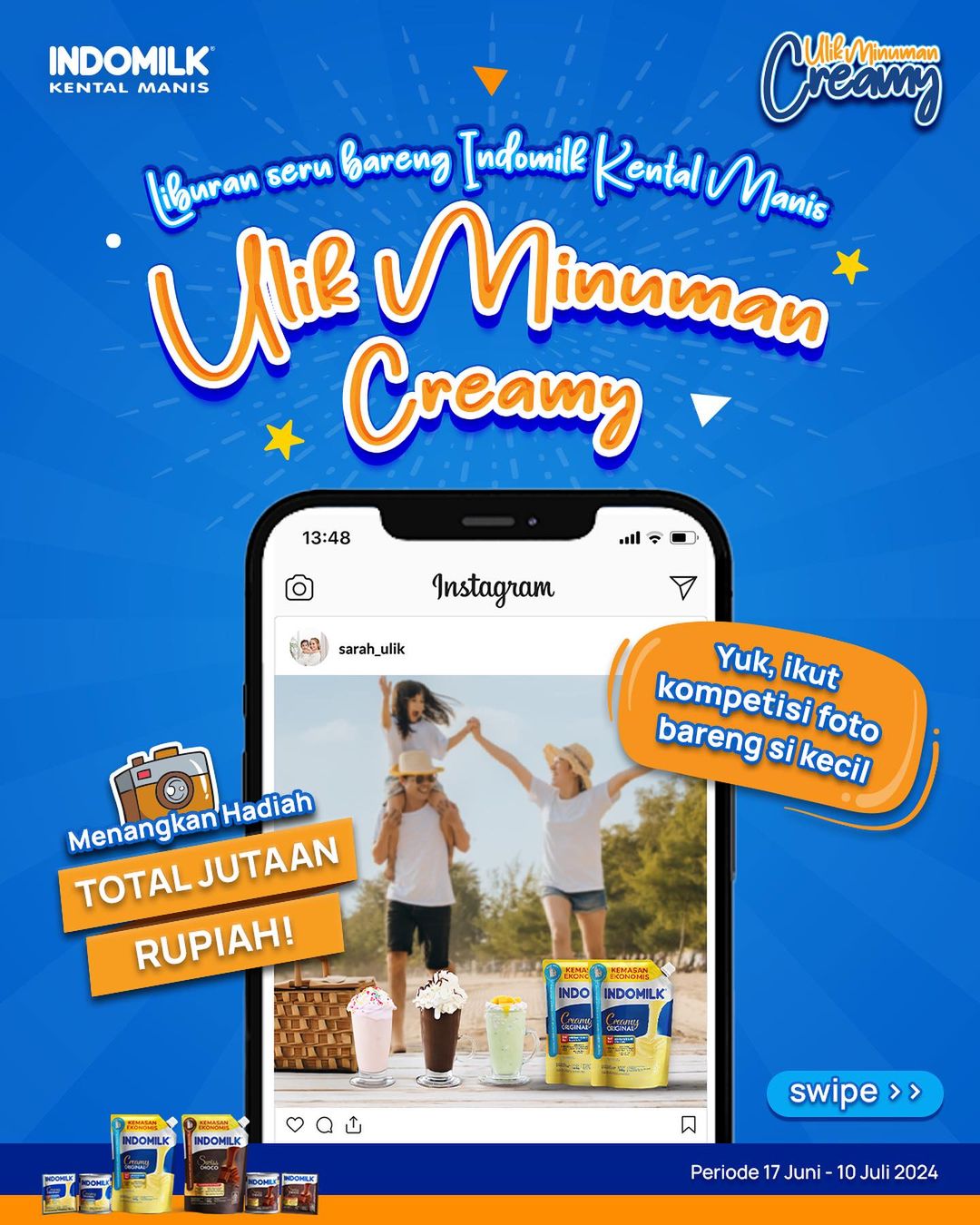 Lomba Foto Ulik Minuman Creamy Berhadiah Total Jutaan Rupiah