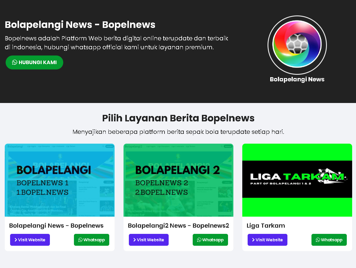 Bopel.News: Portal Berita Terkini dan Terpercaya
