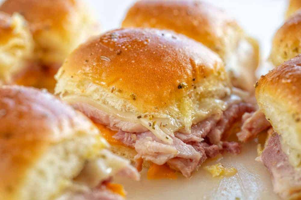 Creamy Ham and Pepper Sliders
