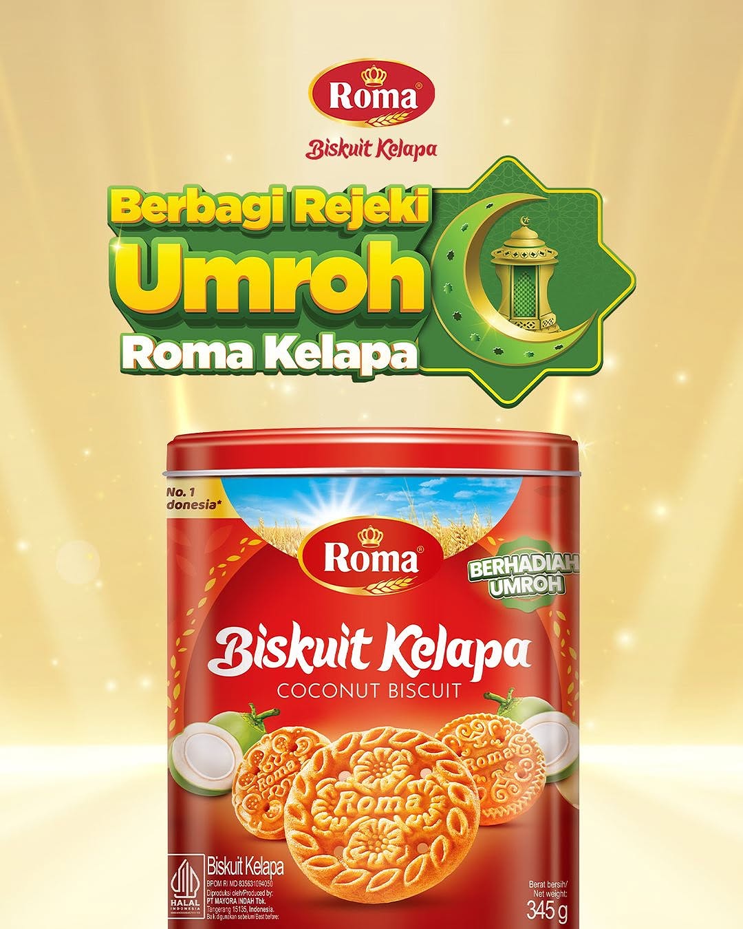 Promo Roma Kelapa Berbagi Rezeki Umroh 2025