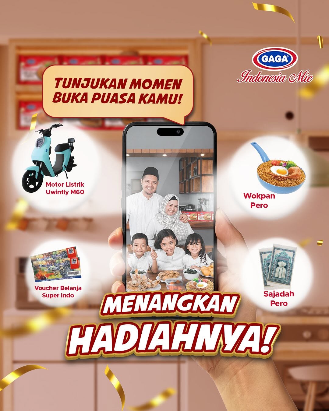 Giveaway Momen Buka Puasa GAGA Berhadiah Uwinfly M60