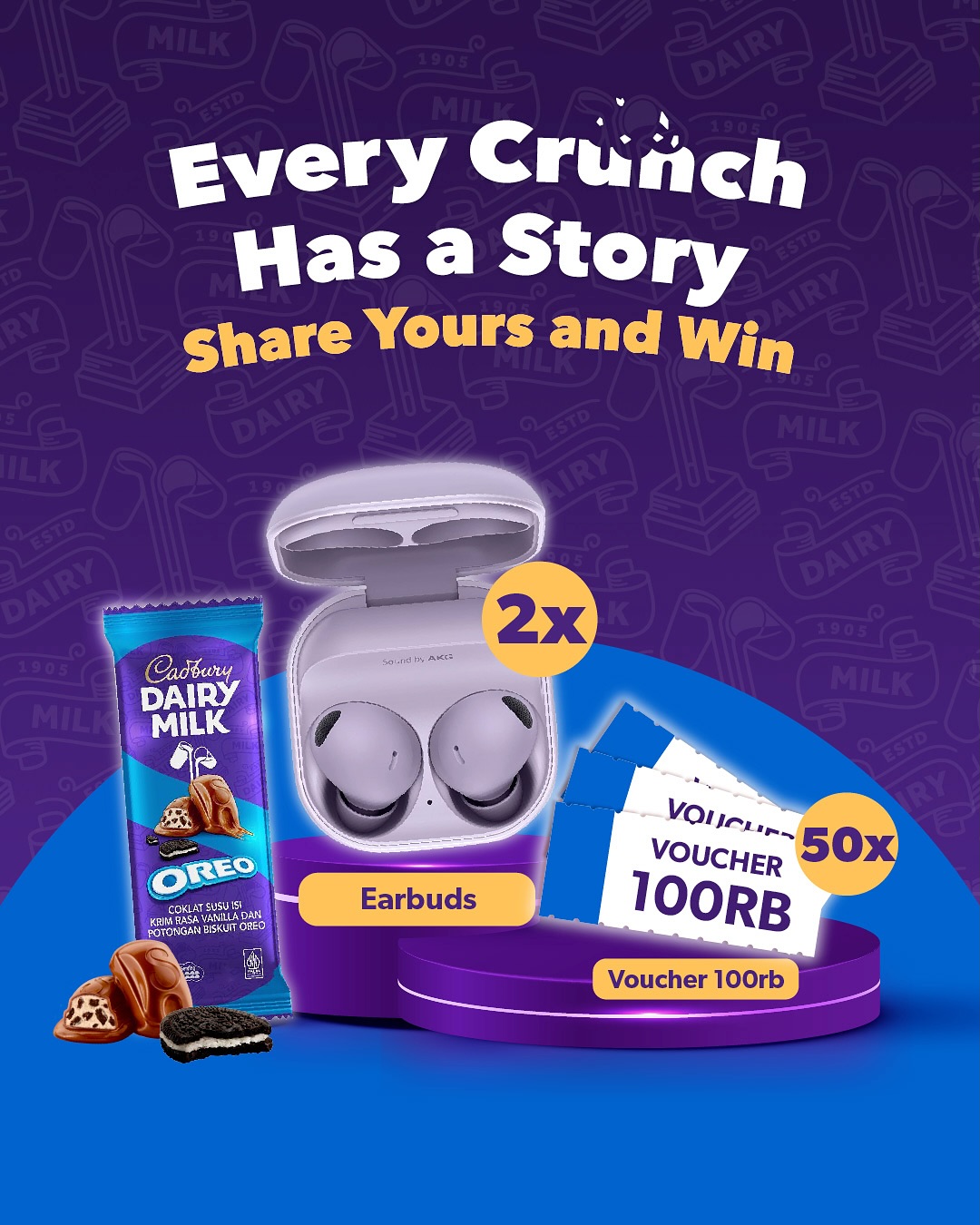 Challenge Every Crunch Has a Story Berhadiah Samsung Buds 2 Pro