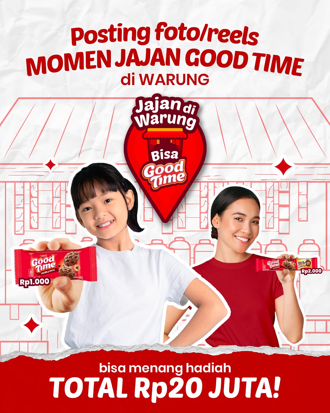 Challenge Jajan Good Time di Warung Berhadiah Total 20 Juta
