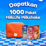 Giveaway 1000 Paket MilkLife Milkshake & E-Wallet Total 25 Juta