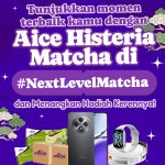 Lomba Video Aice Next Level Matcha Berhadiah OPPO Reno 12 F