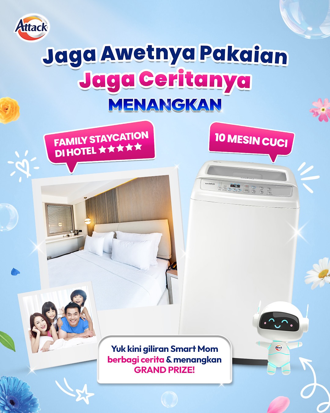 Lomba Video Attack Jaga Ceritanya Berhadiah 10 Mesin Cuci