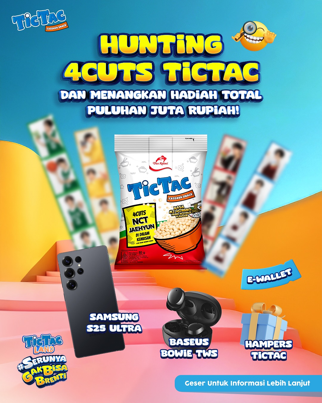 Lomba Video Hunting 4Cuts TicTac Berhadiah SAMSUNG S25