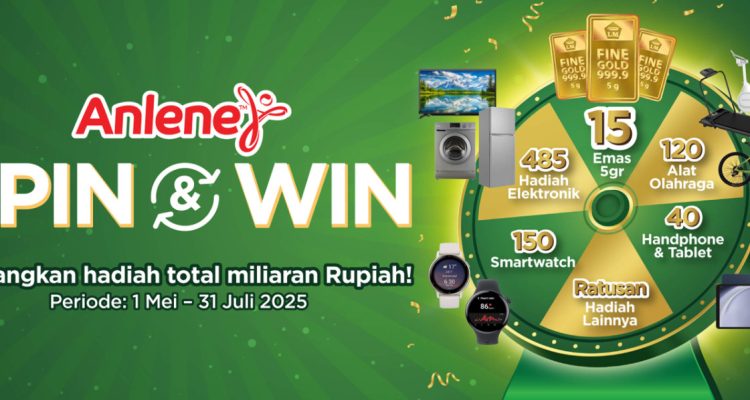 Promo Undian Anlene Spin & Win Berhadiah Total Miliaran Rupiah