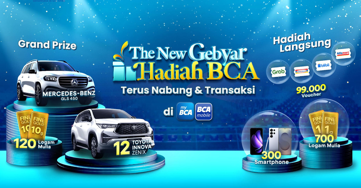 Undian Gebyar Hadiah BCA 2025 Berhadiah 12 Innova Zenix