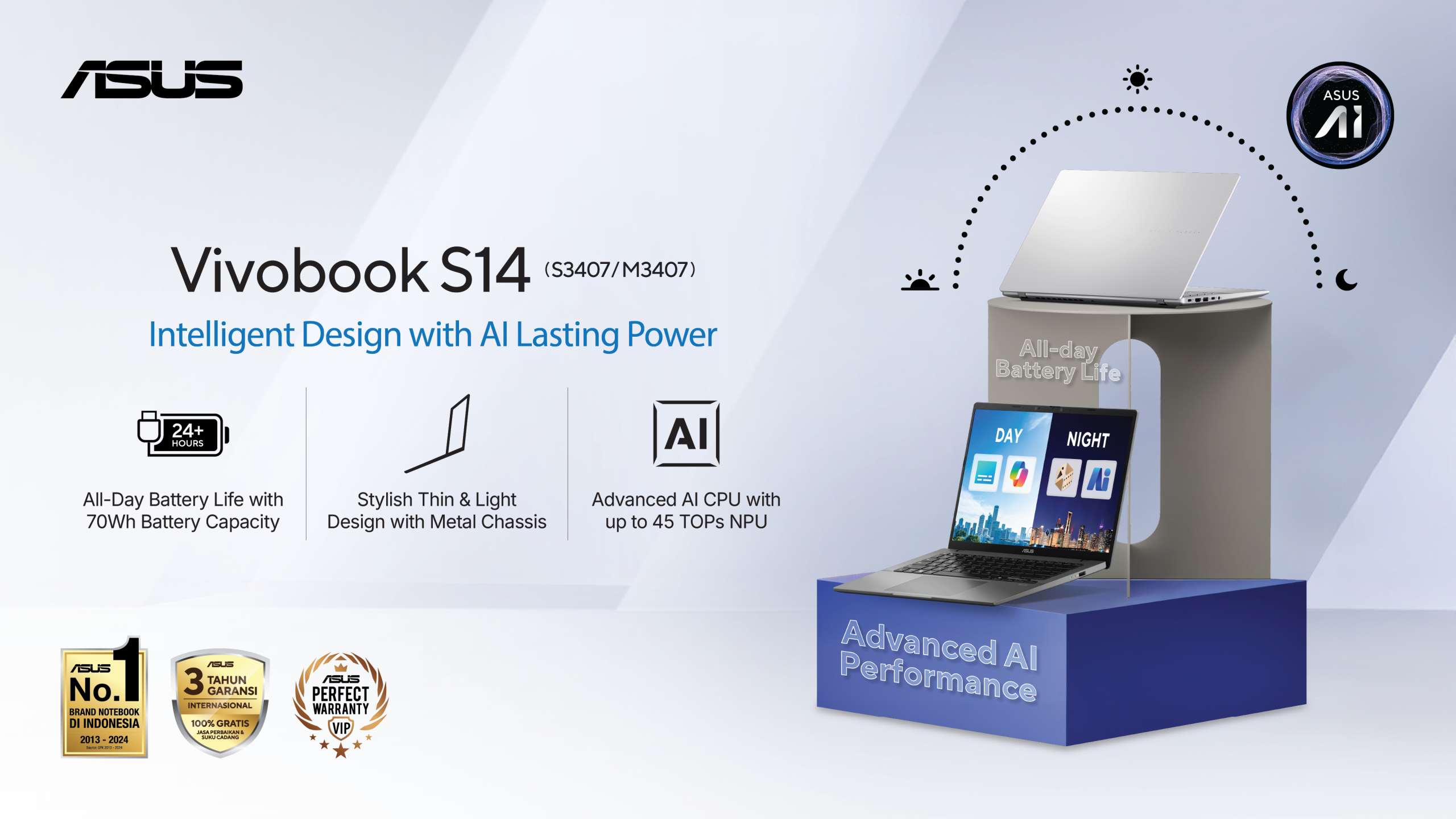 Vivobook S14 S3407 M3407 - Laptop AI 2025