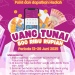 Instal Aplikasi Customer AEON Point Dapatkan Uang Tunai 500K