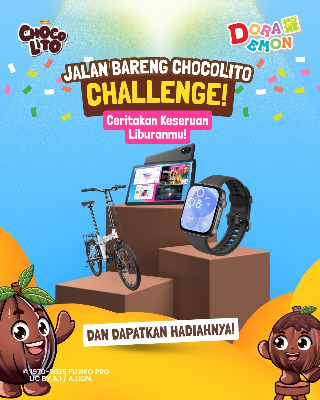 Challenge Jalan Bareng Chocolito Berhadiah Tablet Keren