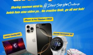 Don't Stop Now Challenge Berhadiah iPhone 16 Pro Titanium 128GB
