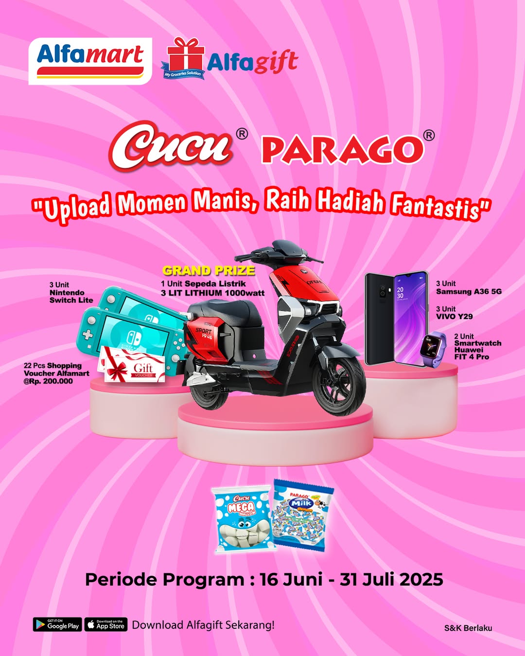 Lomba Foto Permen Cucu Parago Berhadiah Sepeda Listrik 3 LIT