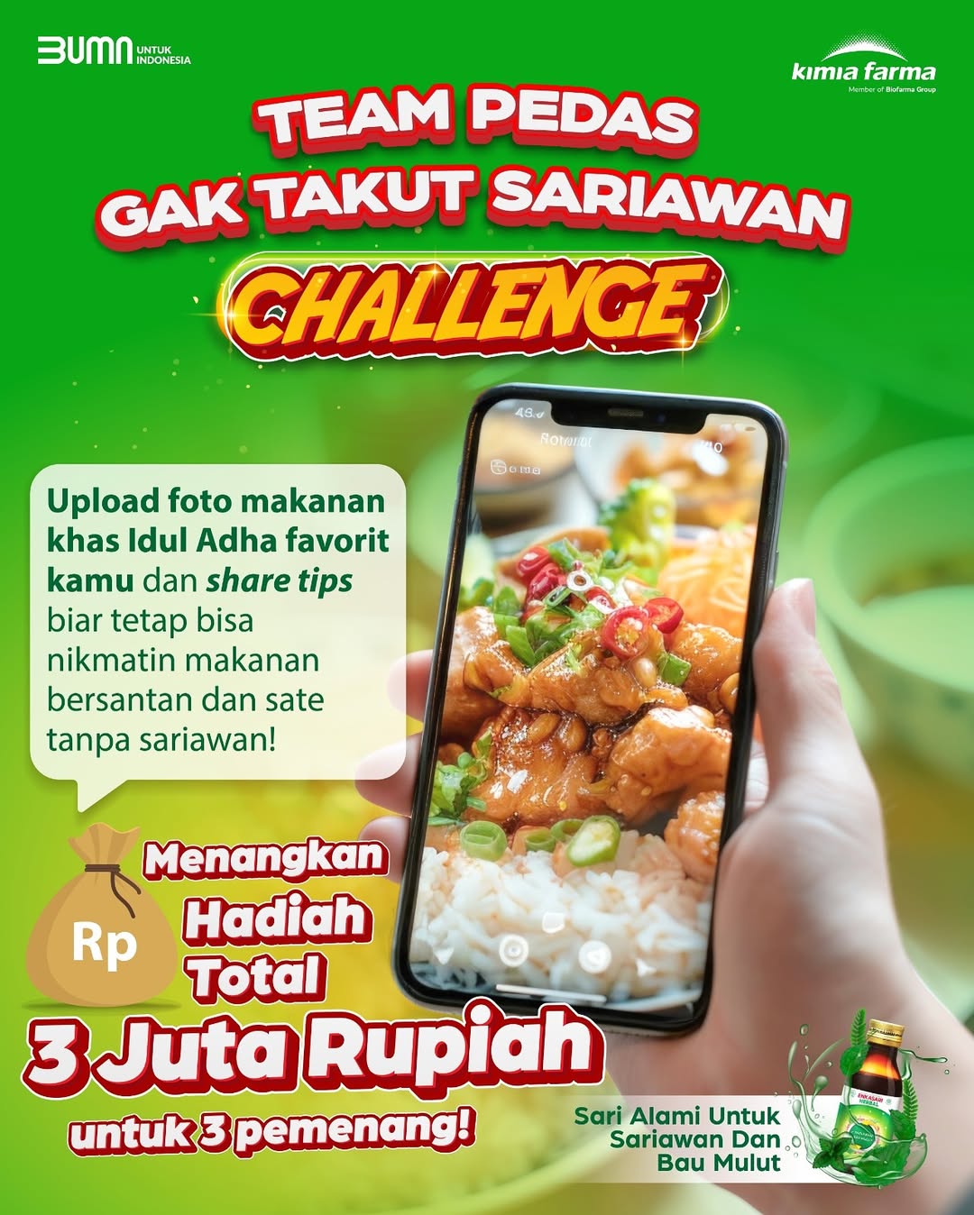 Lomba Foto Team Pedas Enkasari Berhadiah Total 3 Juta