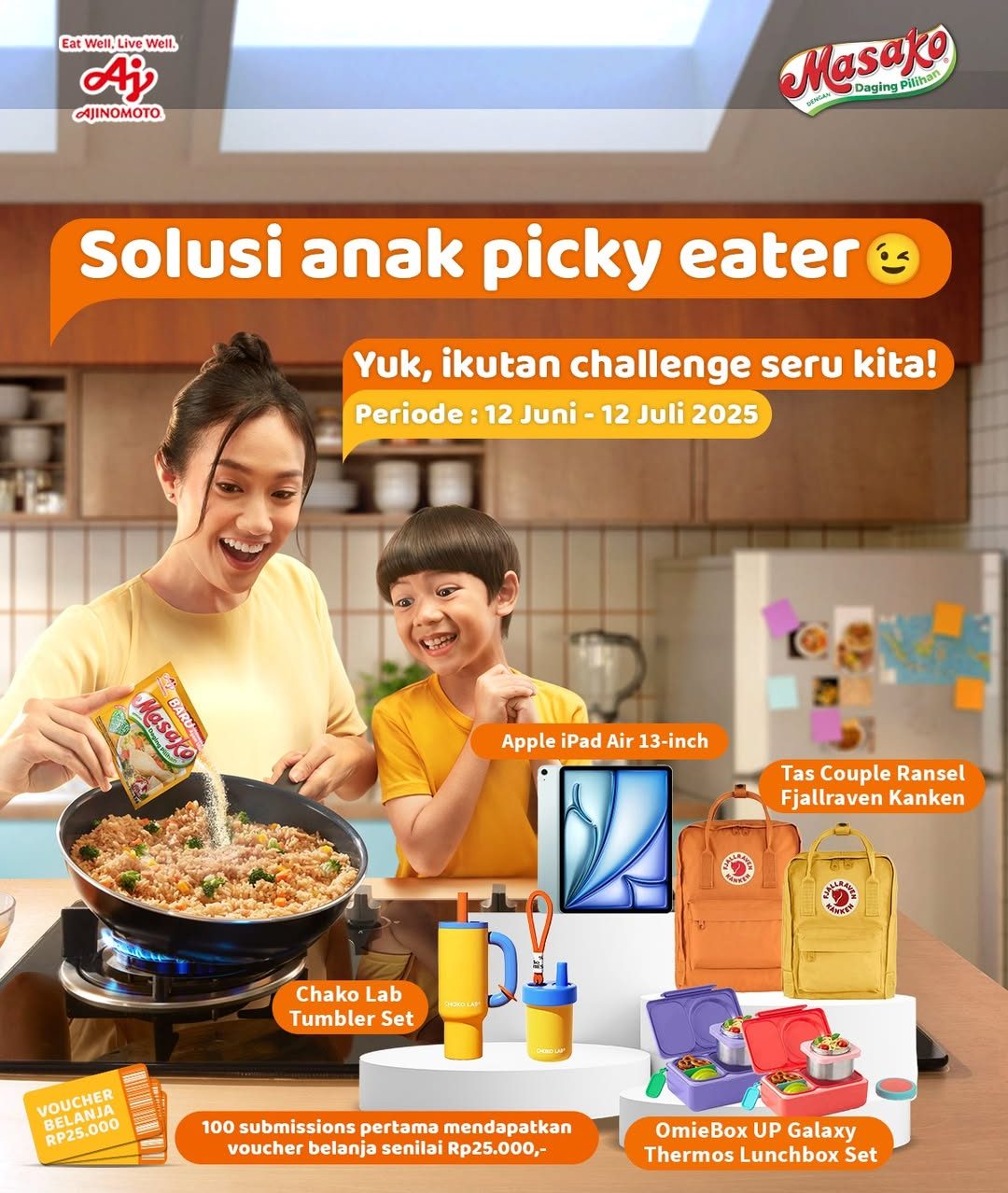 Lomba Masak Solusi Anak Picky Eater Berhadiah iPad Air 13-inch