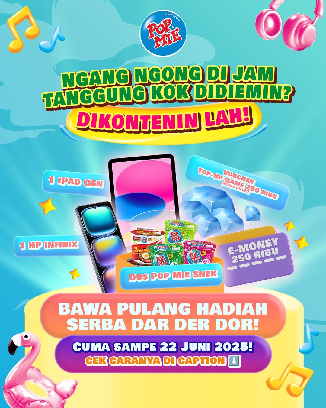 Lomba Video Ngang Ngong Pop Mie Berhadiah iPad