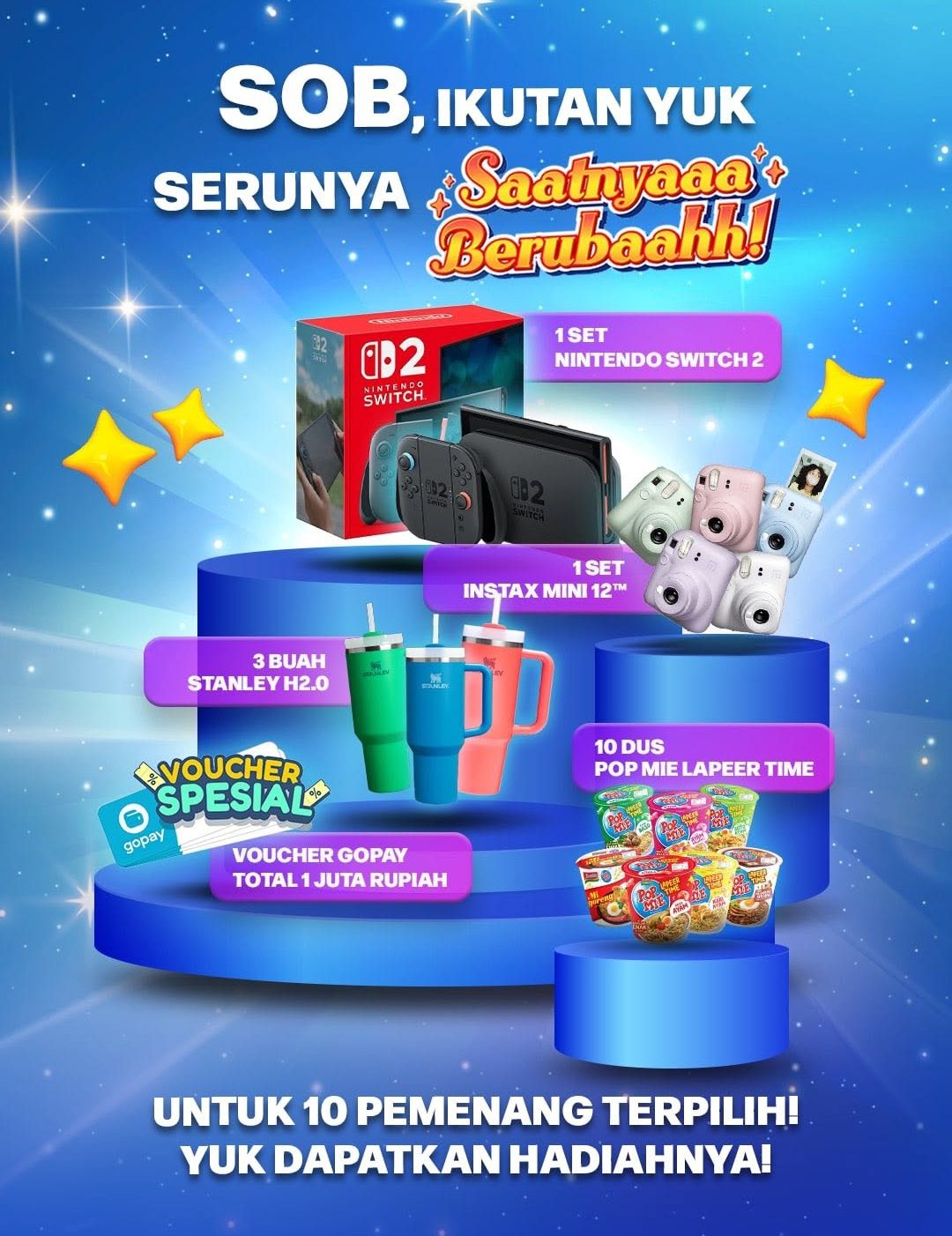 Lomba Video Saatnya Berubah Berhadiah NINTENDO SWITCH V2