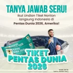 Undian 5 Tiket Nonton Pentas Dunia 2026 ATAU Uang @ 50 Juta