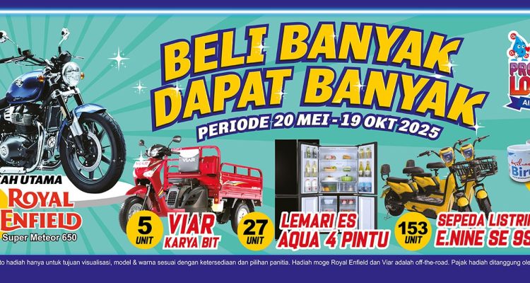 Undian Air Minum Biru Berhadiah Moge Royal Enfield 650