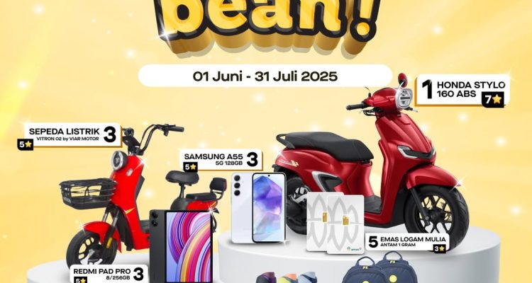 Undian Alfamart Lucky bean! Berhadiah HONDA STYLO 160 ABS