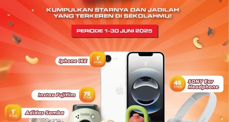 Undian Silverqueen School Star Berhadiah iPhone 16E
