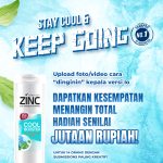 Zinc Stay Cool & Keep Going Challenge Berhadiah Samsung A56 256GB