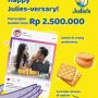 Kontes Foto Happy Julie-versary Berhadiah Total 2,5 Juta Rupiah