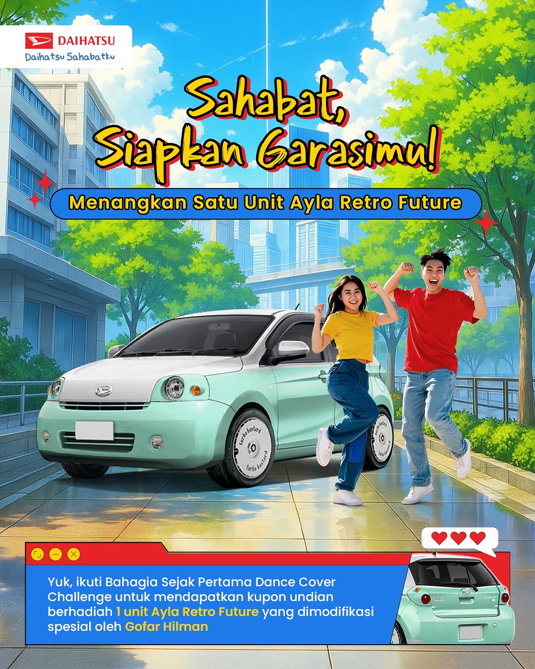 Lomba Dance Cover Berhadiah Mobil Daihatsu Ayla Retro Future