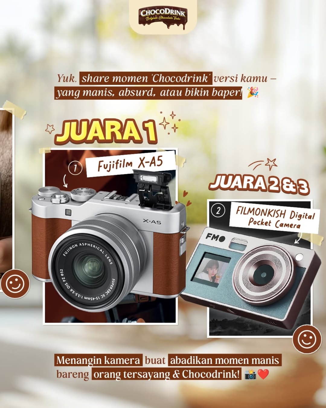 Lomba Foto Momen Chocodrink Berhadiah 3 Kamera Kece!