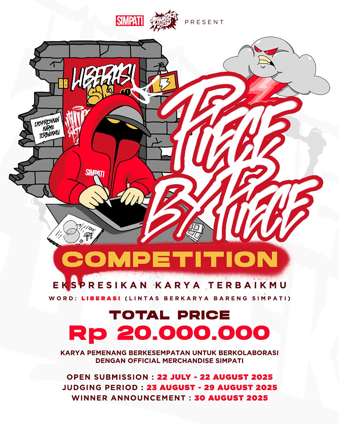 Lomba Grafiti Digital LIBERASI Berhadiah Total 20 Juta Rupiah