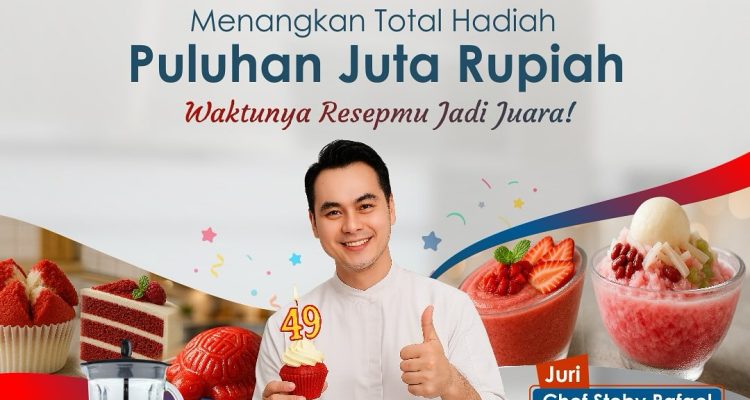 Lomba Resep Dessert Red & Sweet Cosmos Hadiah Puluhan Juta