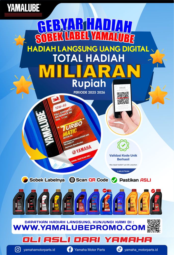 Promo Gebyar Hadiah Sobek Label Yamalube 2025-2026
