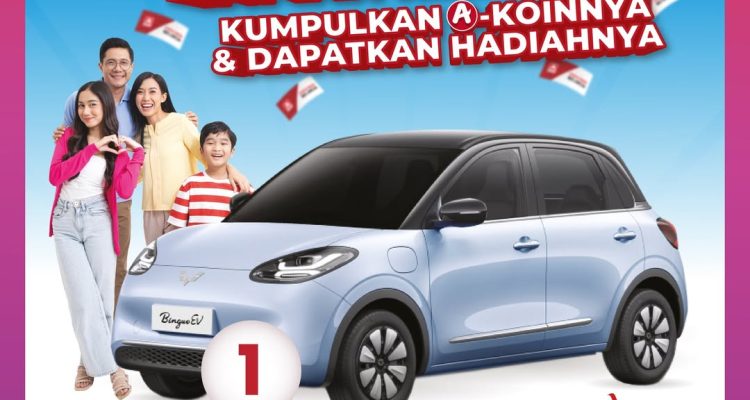 Undian Alfamidi Raih Mobil Listrik Impian Keluarga Wuling Binguo