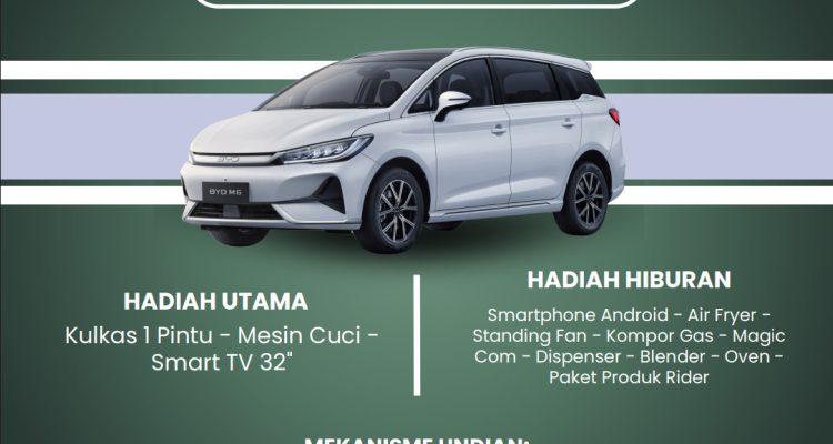 Undian Rider 70th Berhadiah Mobil Listrik