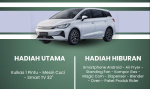 UNDIAN RIDER SPECIAL 70TH BERHADIAH MOBIL LISTRIK