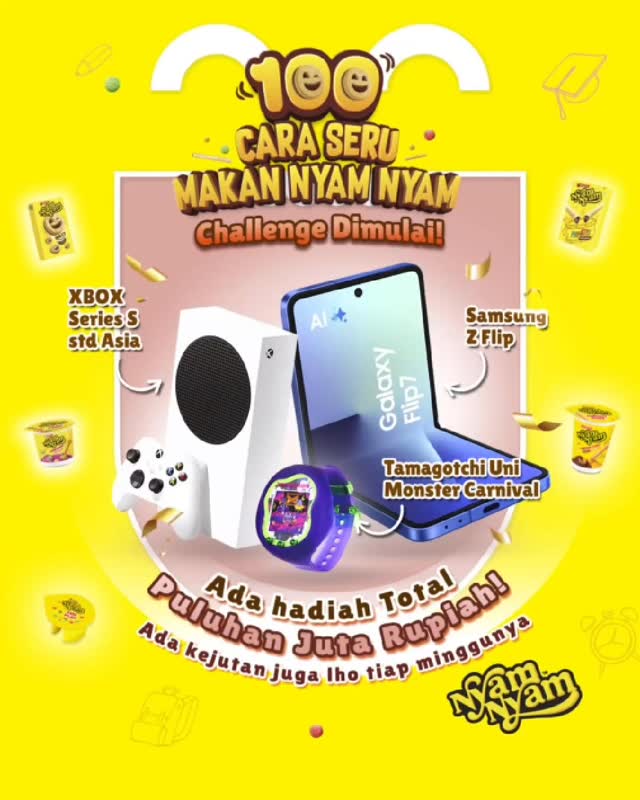 Challenge 100 Cara Seru Makan Nyam Nyam Hadiah Puluhan Juta