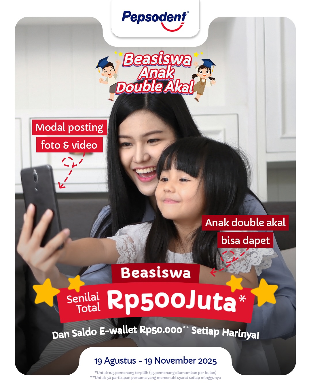 Challenge Anak Double Akal Hadiah Beasiswa Total 500 Juta