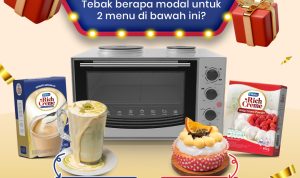 Giveaway RichCreme Tebak Modal Berhadiah Oven Listrik